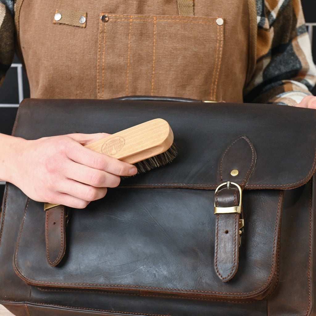 Rhino Wax - Complete Cleaning Brush Kit for Leather Goods - 4 pieces