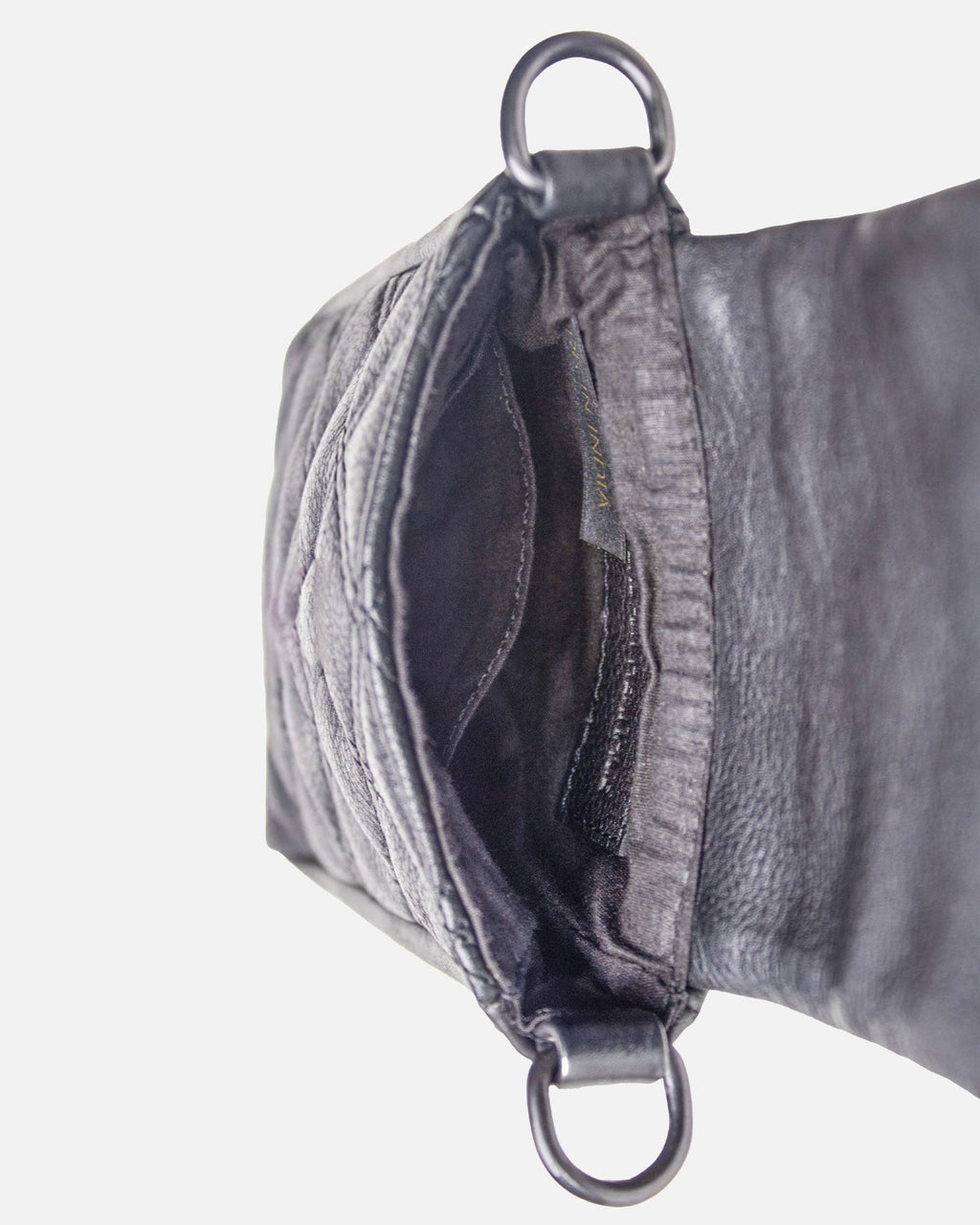 Amsterdam Heritage | Beks Diamond Pattern Leather Crossbody Phone Bag