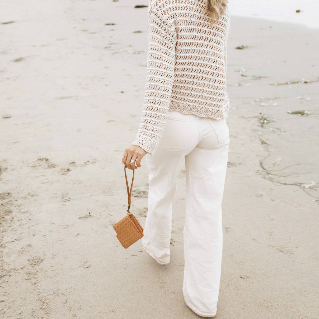 Elevate | Woven Suri Leather Wallet | Full-Grain Leather Wallet