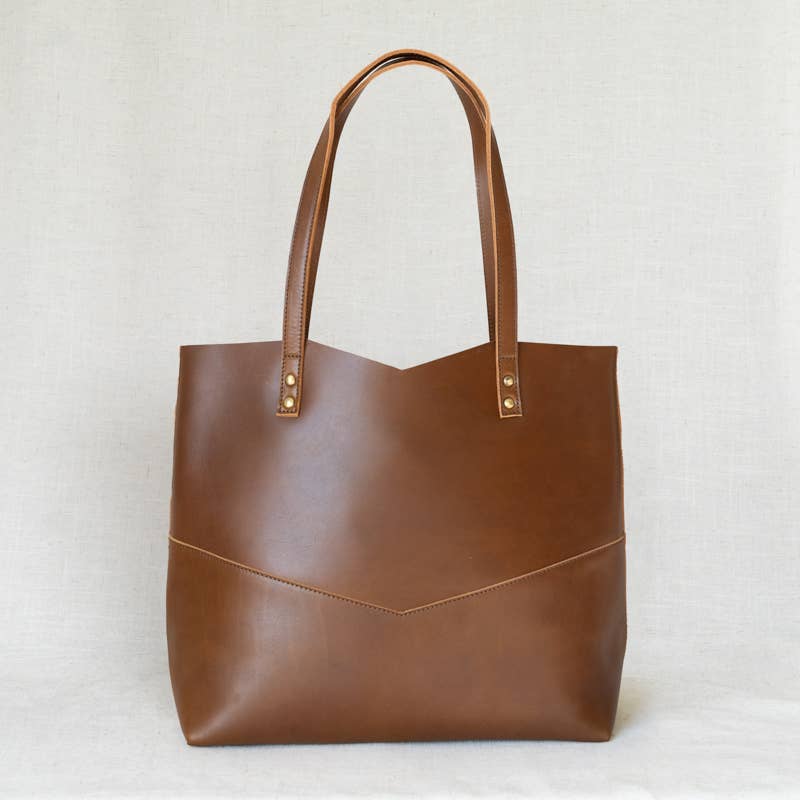 Elevate | Traveler's Tote Bag | Premium Full-Grain Leather Tote