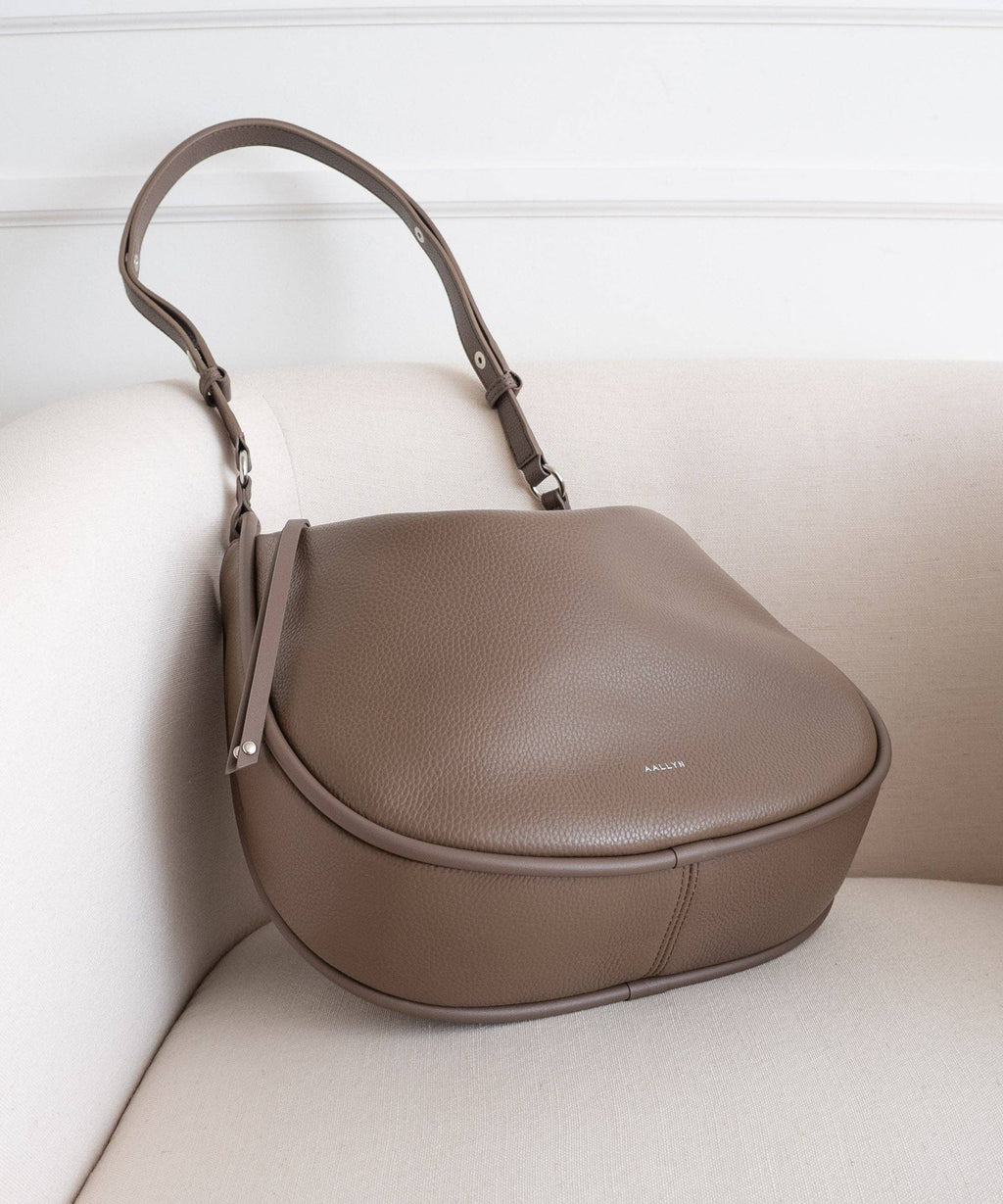 AALLYN | Pebbled Leather Marley Hobo Bag | Premium Pebbled Leather