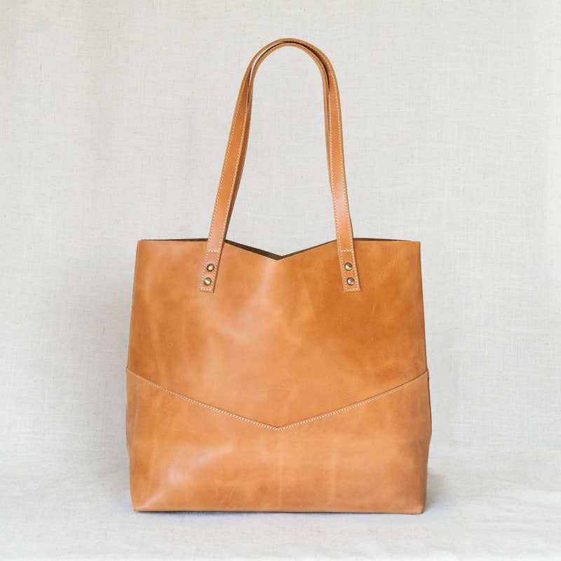 Elevate | Traveler's Tote Bag | Premium Full-Grain Leather Tote