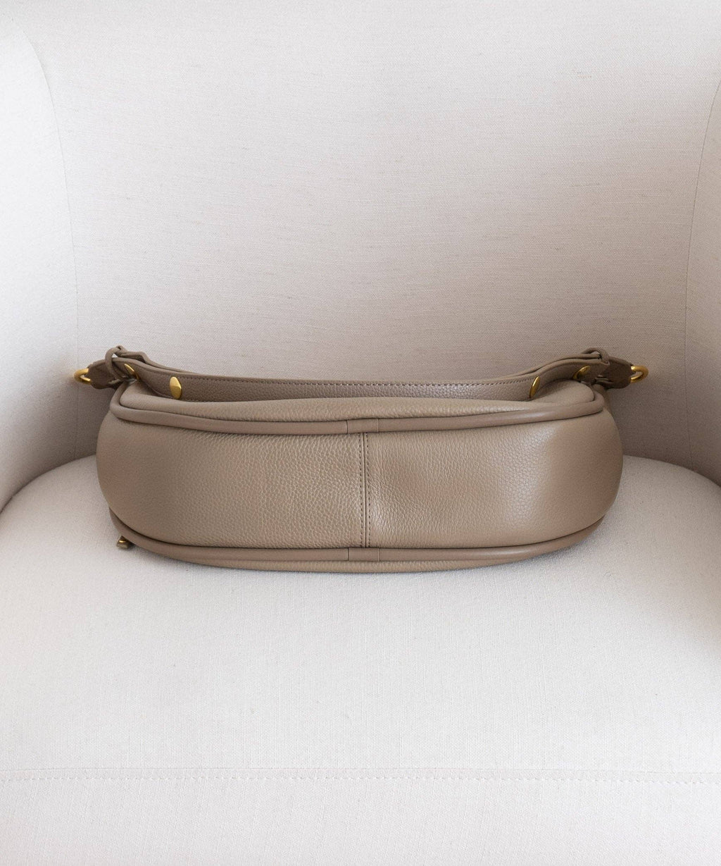 AALLYN | Pebbled Leather Marley Hobo Bag | Premium Pebbled Leather