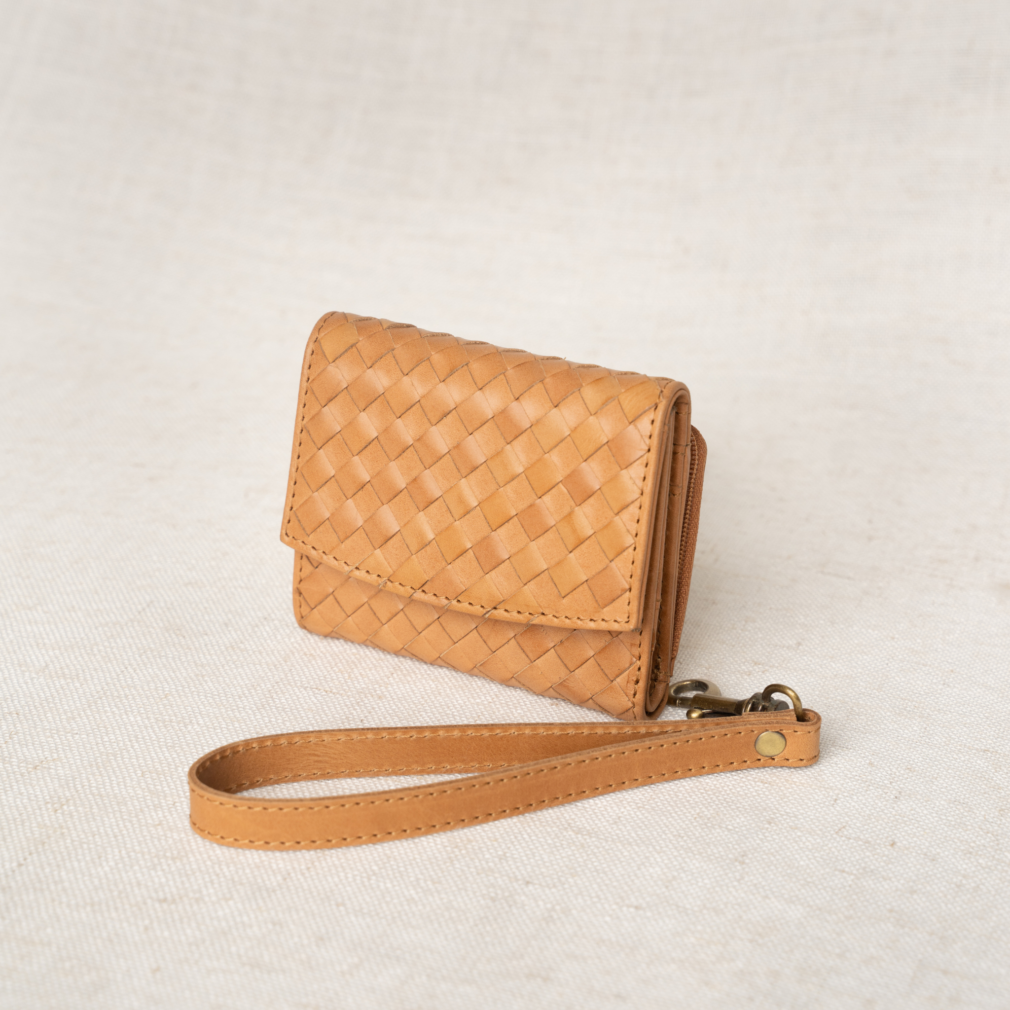 Elevate | Woven Suri Leather Wallet | Full-Grain Leather Wallet