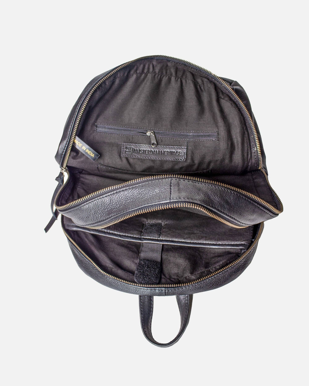 Amsterdam Heritage | Diamond Pattern Leather Bekema Premium Leather Backpack