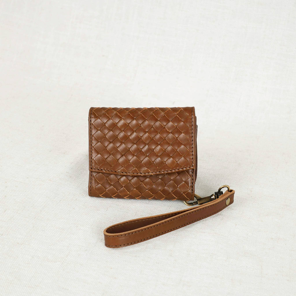 Elevate | Woven Suri Leather Wallet | Full-Grain Leather Wallet