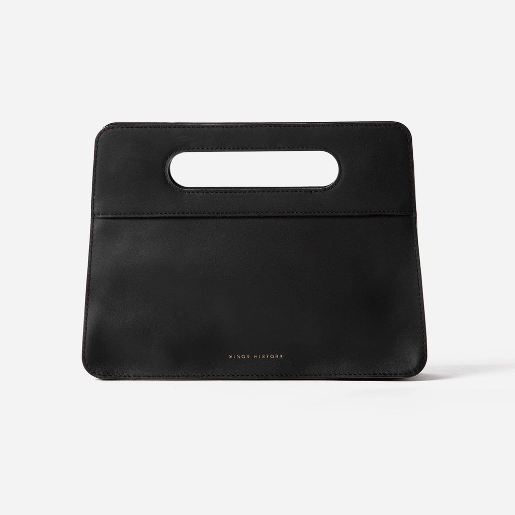 Minor History | The Afterparty Clutch Pearl | Structured Leather Evening Clutch