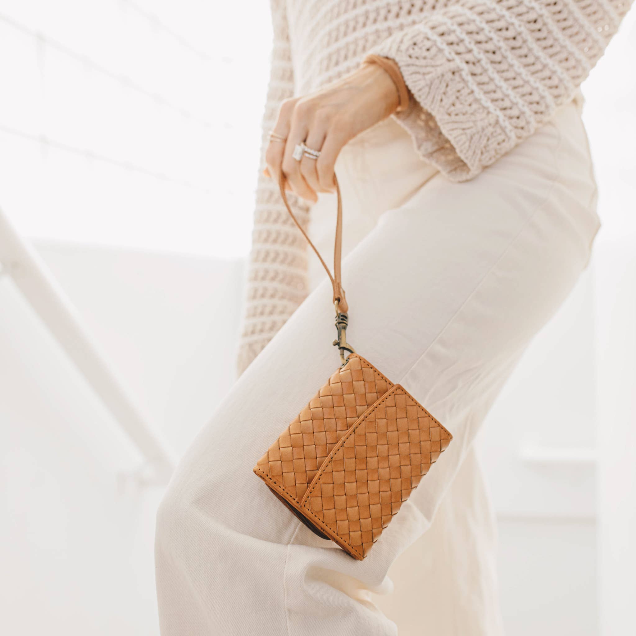 Elevate | Woven Suri Leather Wallet | Full-Grain Leather Wallet