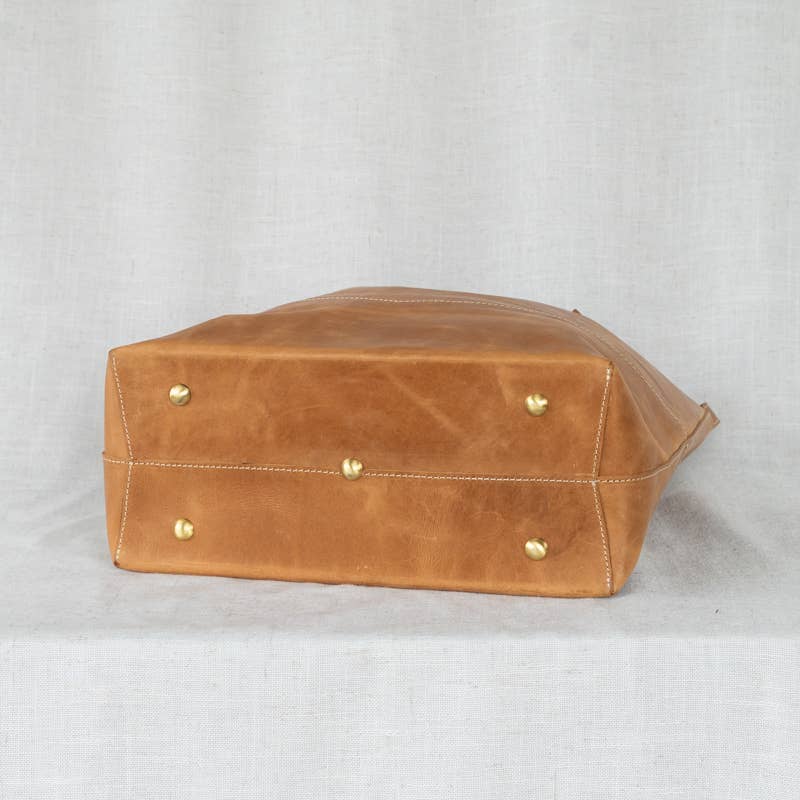 Elevate | Traveler's Tote Bag | Premium Full-Grain Leather Tote